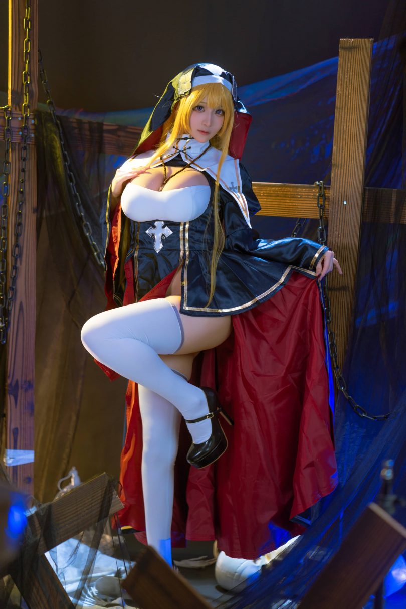 幼愛Youmeko cos夏洛特 | 幼愛Youmeko_修女·夏洛特cos作品[27P-189MB]