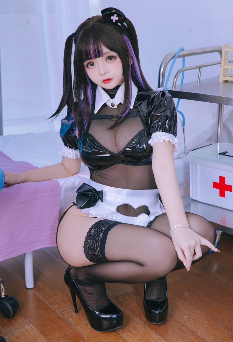 日奈娇_口罩护士cosplay [75P-1.20GB] | 椎名莜(日奈娇)cos作品