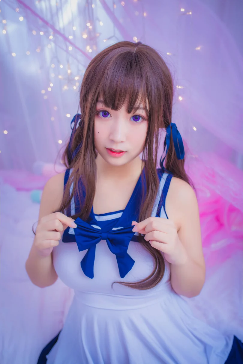 猫九酱Sakura cosplay | 猫九酱Sakura_猫妹·连衣水手服cos作品 [11P-105MB](猫九酱广州)插图