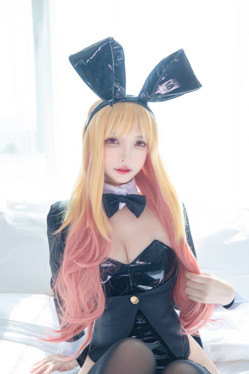 神楽坂真冬cos喜多川海梦 | 神楽坂真冬_喜多川海梦·兔女郎cos作品  [75P-153MB]