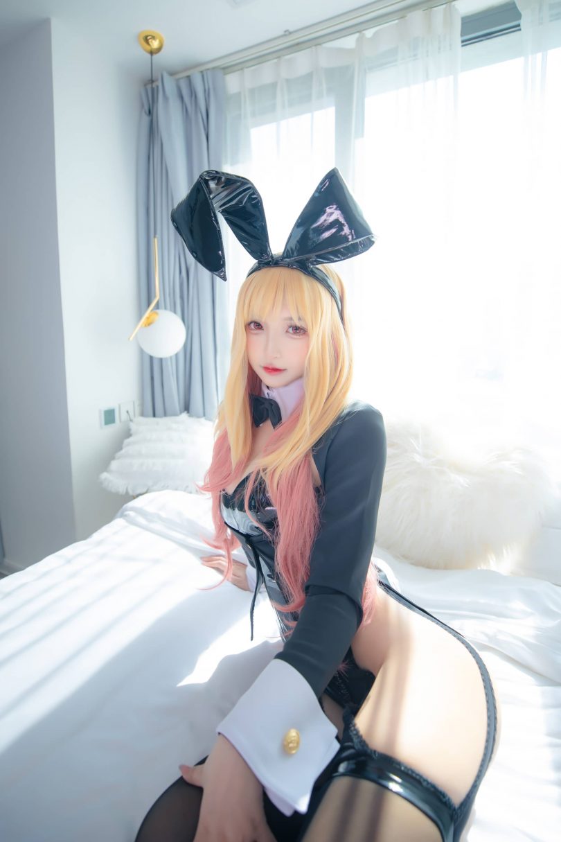 神楽坂真冬cos喜多川海梦 | 神楽坂真冬_喜多川海梦·兔女郎cos作品  [75P-153MB]