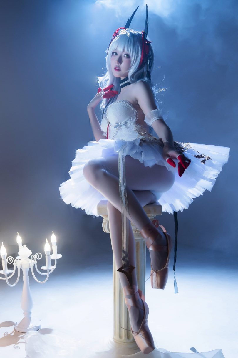 阿包也是兔娘cos W | 阿包也是兔娘_明日方舟·W芭蕾cos作品 [29P-617MB]