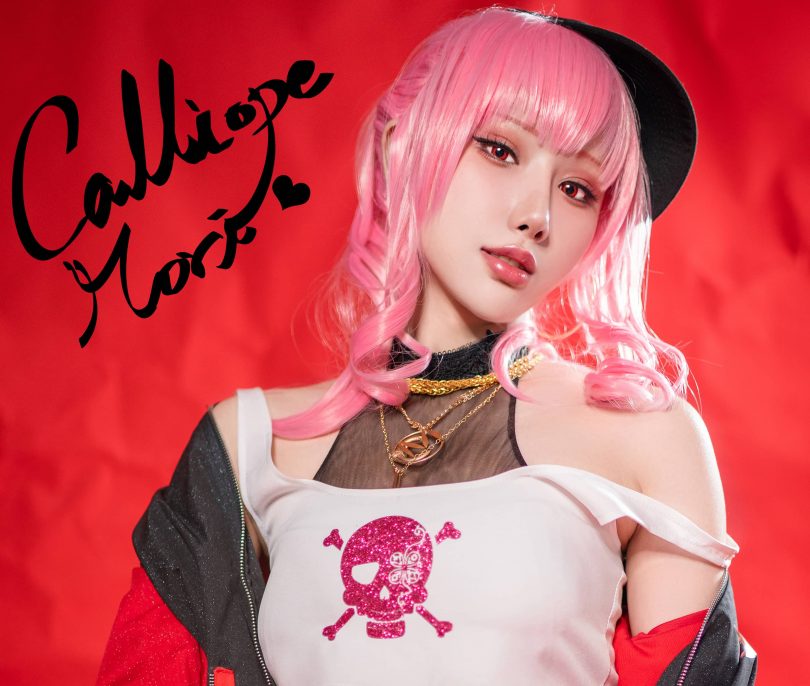 雨波HaneAme_Hololive Calliope Mori ROCK新衣cos作品 [23P-82MB](雨波身高多少)插图