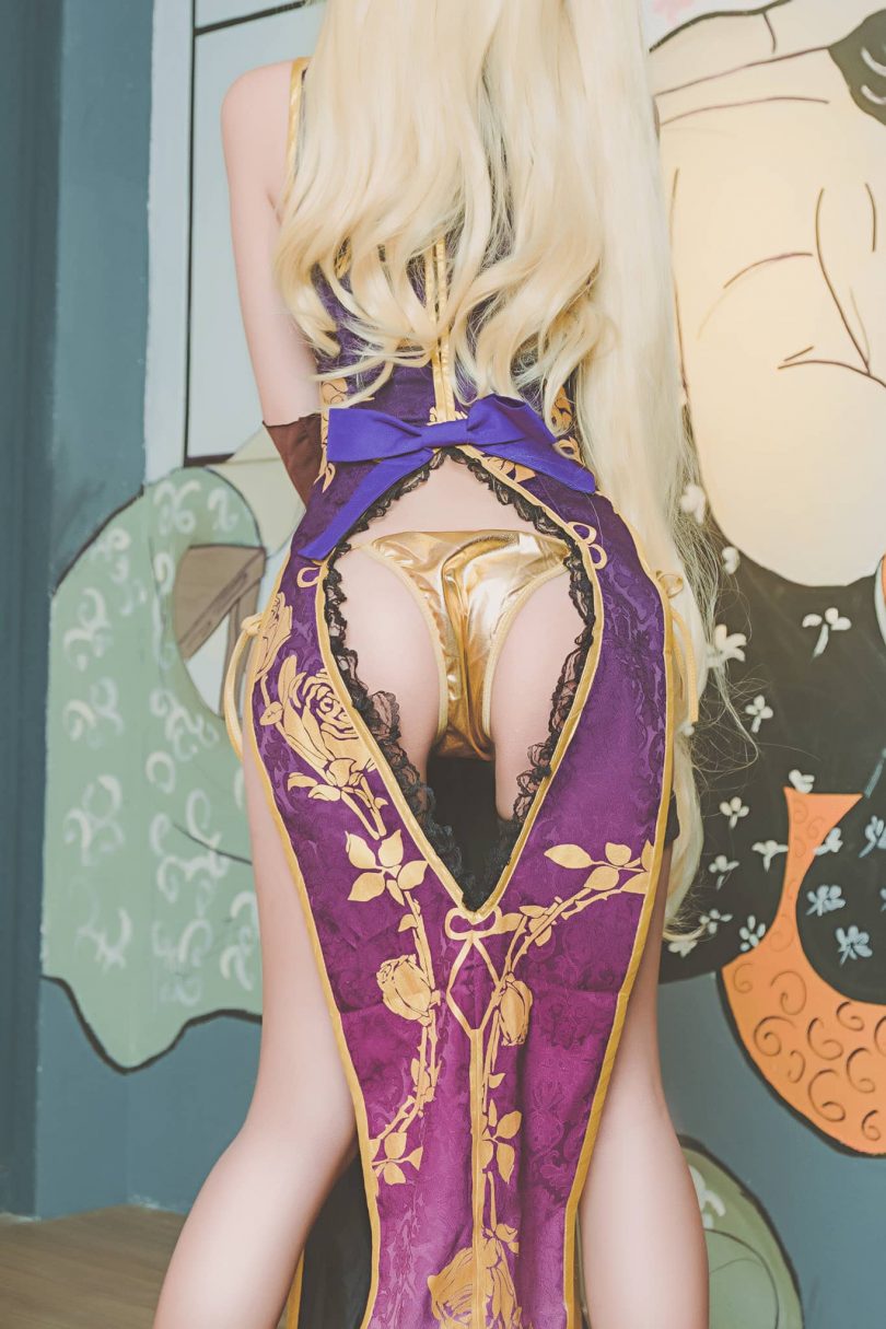 Azami cos金莲 | Azami_艳娘幻梦谭·金莲旗袍cos作品 [23P-136MB]插图