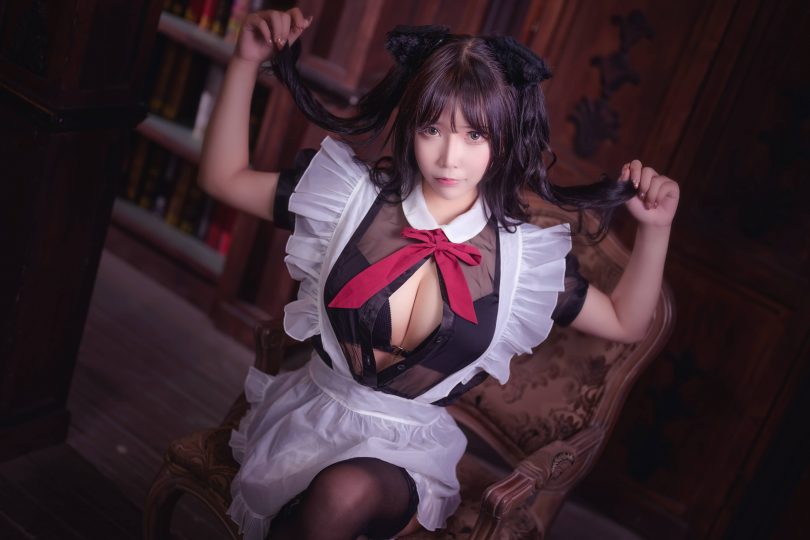 中岛莫之子i_cos图包 | 中岛莫之子i_蕾丝猫咪小女仆cos作品 [44P-552MB](中岛莫之子微博)插图