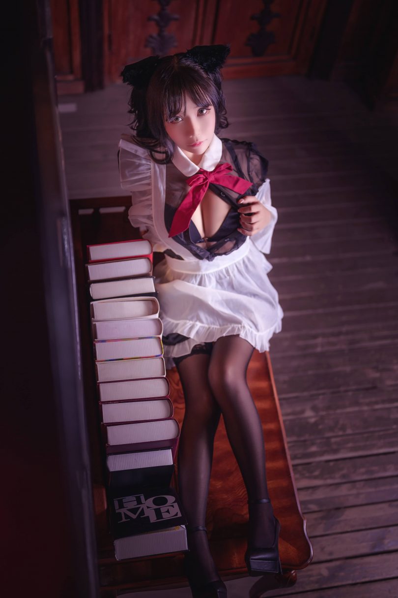 中岛莫之子i_cos图包 | 中岛莫之子i_蕾丝猫咪小女仆cos作品 [44P-552MB]