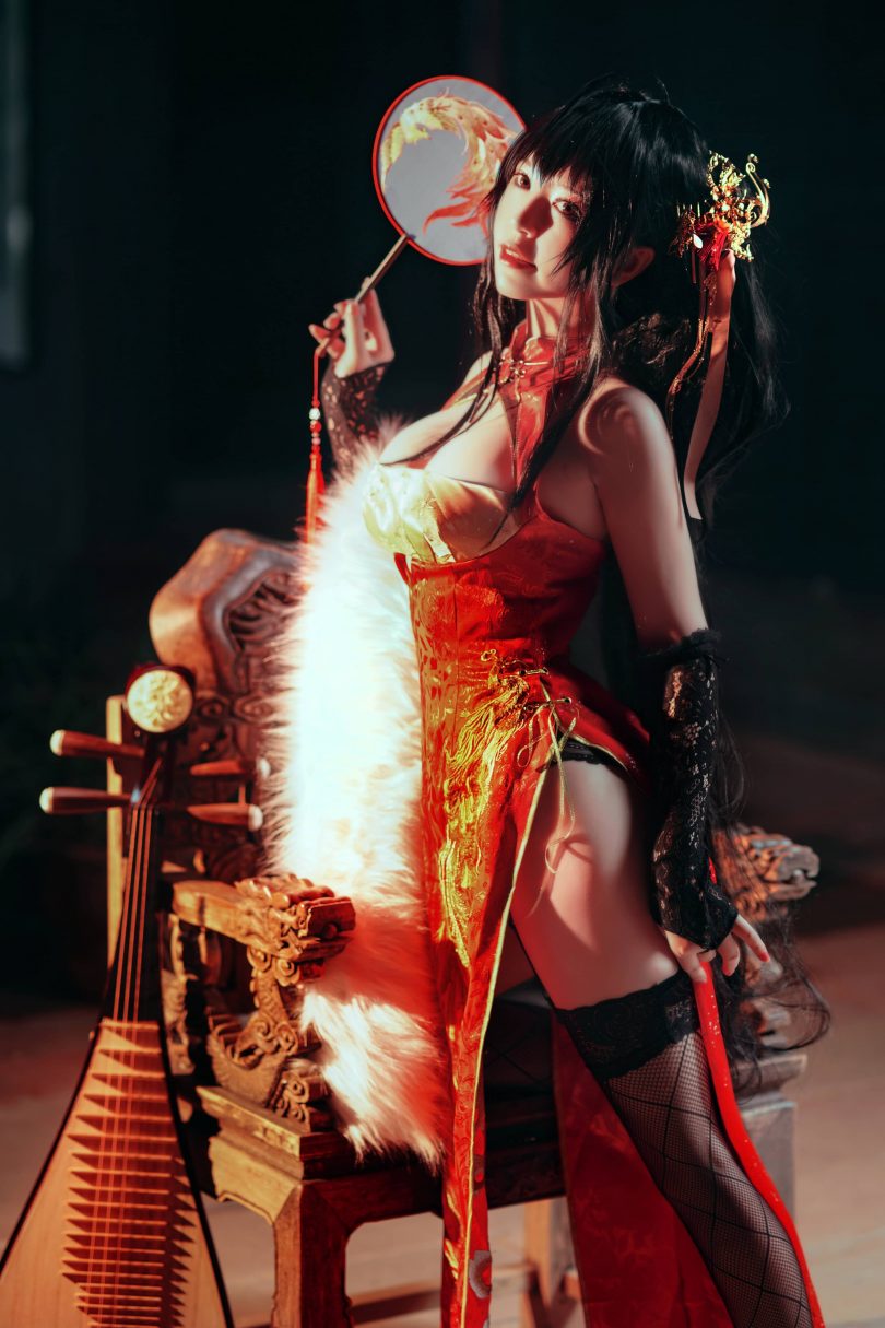 半半子cos大凤 | 半半子_碧蓝航线系列·大凤旗袍cos作品 [40P-140MB]