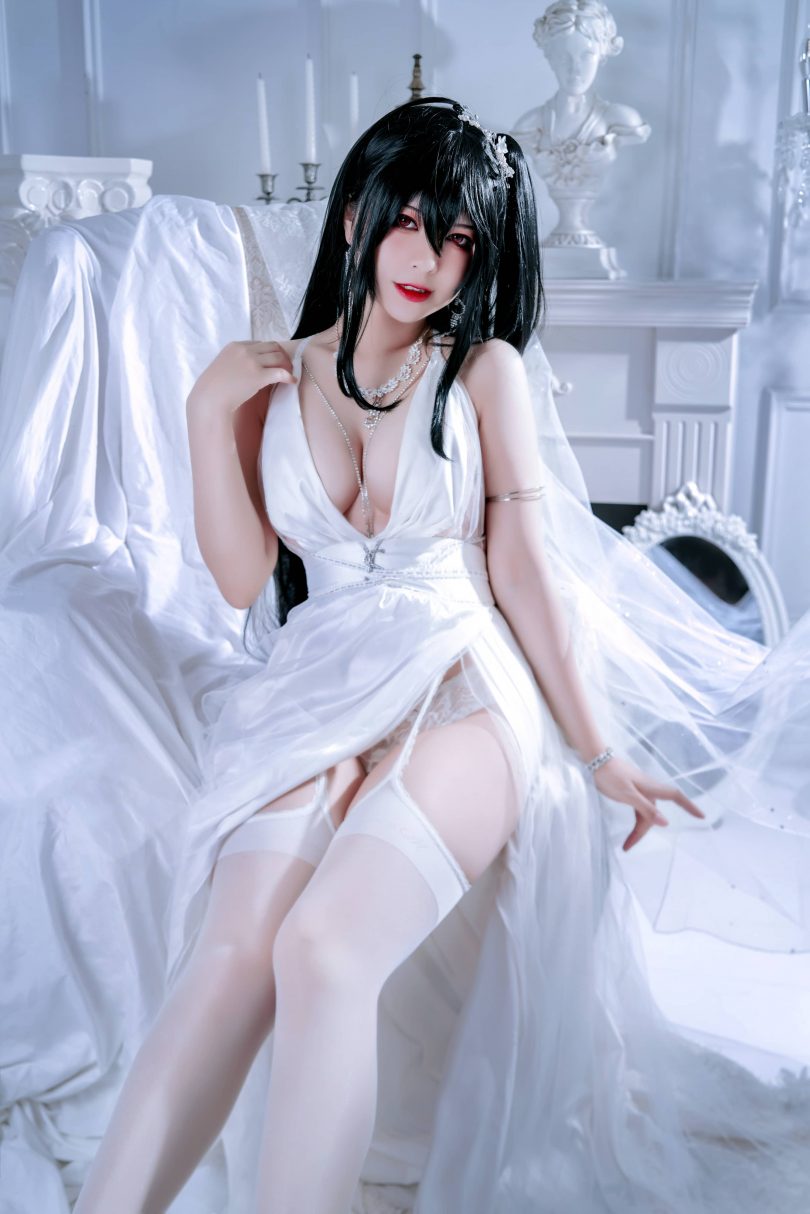 半半子cos大凤 | 半半子_碧蓝航线·大凤花嫁cos作品 [60P-118MB]