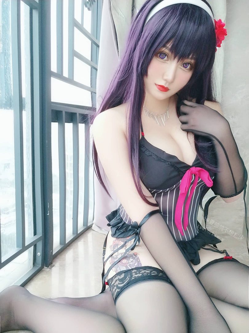 夏鸽鸽不想起床cos图包 | 夏鸽鸽不想起床_路人女主·霞之丘诗羽cos [43P2V-80MB]