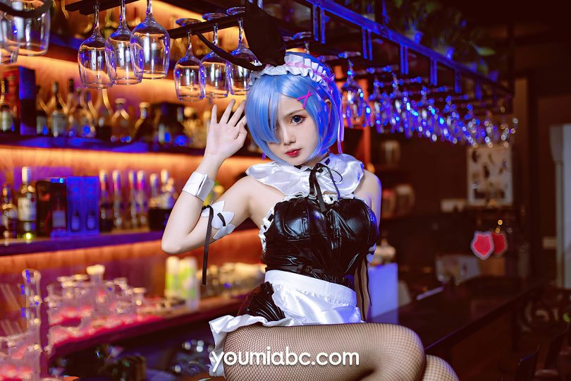 您的蛋蛋cos蕾姆 | 您的蛋蛋_YouMi尤蜜·蕾姆兔女郎cos作品[41P-890MB]插图
