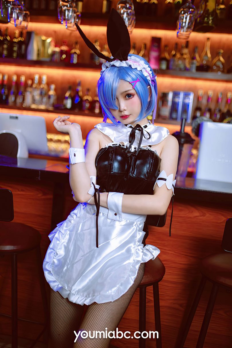 您的蛋蛋cos蕾姆 | 您的蛋蛋_YouMi尤蜜·蕾姆兔女郎cos作品[41P-890MB]