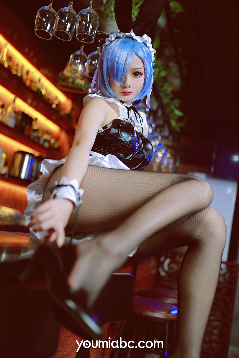 您的蛋蛋cos蕾姆 | 您的蛋蛋_YouMi尤蜜·蕾姆兔女郎cos作品[41P-890MB]