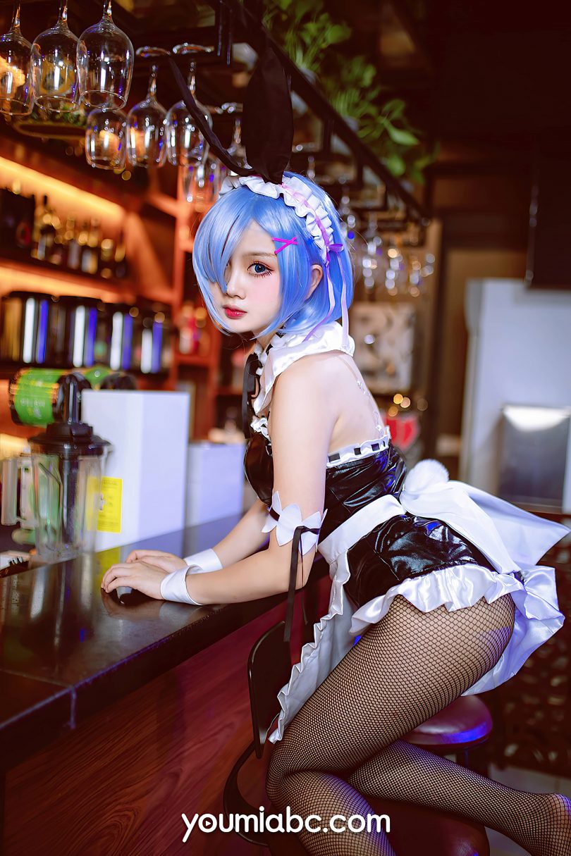 您的蛋蛋cos蕾姆 | 您的蛋蛋_YouMi尤蜜·蕾姆兔女郎cos作品[41P-890MB]