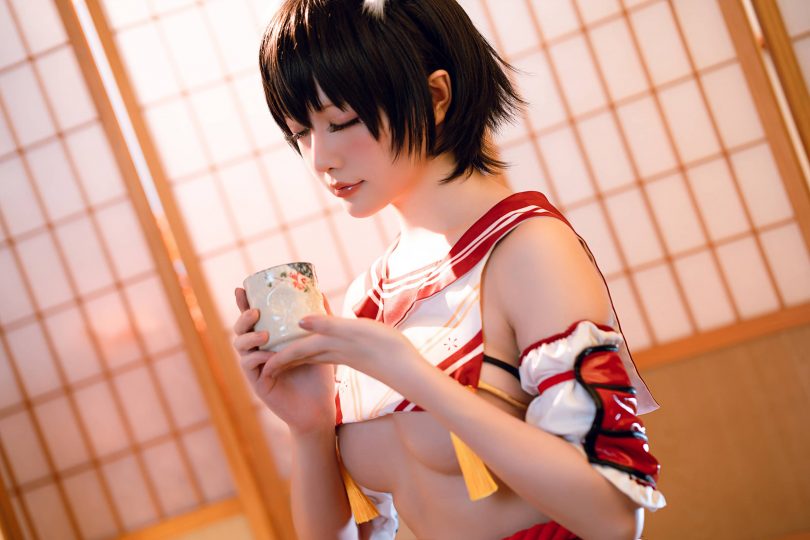 星之迟迟cos春日椿 | 星之迟迟_蔚蓝档案·春日椿cos作品 [43P-164MB]插图