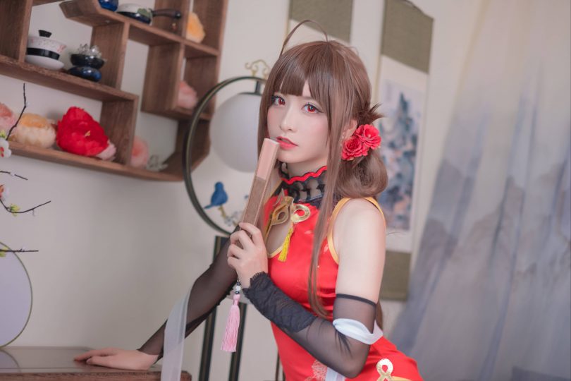 星野saori cos作品 | 星野saori_少女前线·DSR50红牡丹cos [10P-136MB](星野是谁)插图