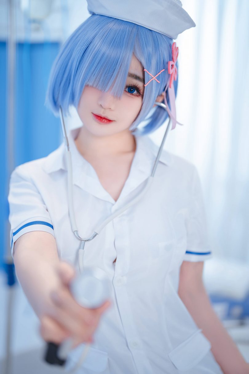 桜井宁宁《Re: ZERO》cos作品 | 桜井宁宁_蕾姆·护士cosplay [108P-1.50GB]插图