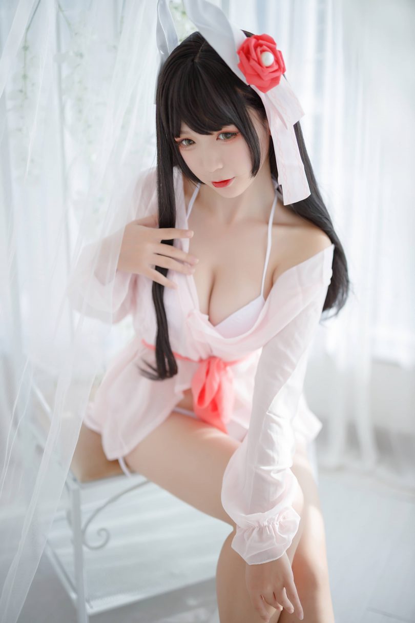 樱落酱w_碧蓝航线·比叡睡衣cos作品 [17P-80MB] | 樱落酱w cos比叡