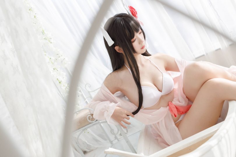 樱落酱w_碧蓝航线·比叡睡衣cos作品 [17P-80MB] | 樱落酱w cos比叡