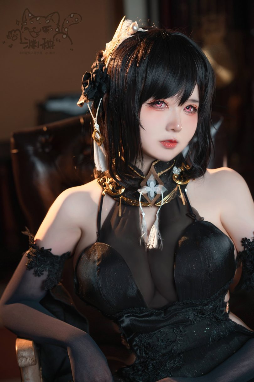 渊秧cos镇海 | 渊秧_碧蓝航线·镇海旗袍cos作品 [14P-347MB]插图8