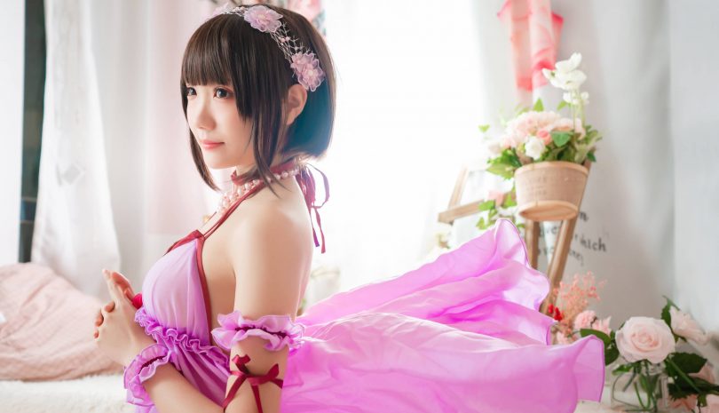 瓜希酱cos加藤惠 | 瓜希酱_路人女主·加藤惠睡衣cos作品 [14P-58MB](瓜尒加是谁)插图