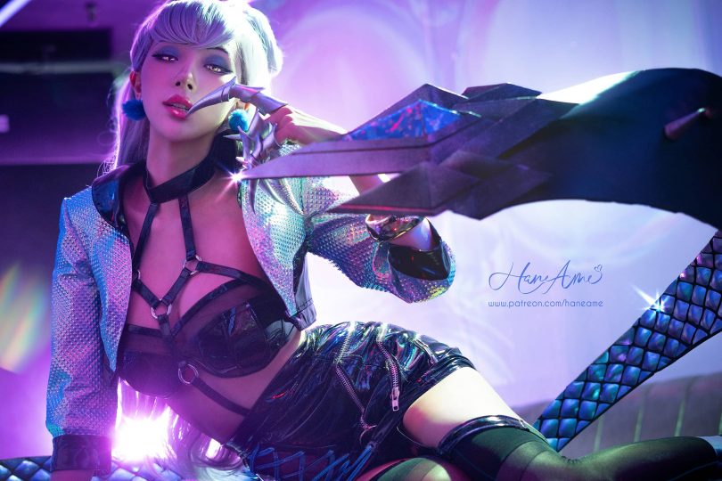 雨波HaneAme_英雄联盟·LOL Evelynn KDA ALL OUT cos作品 [25P-72MB]插图