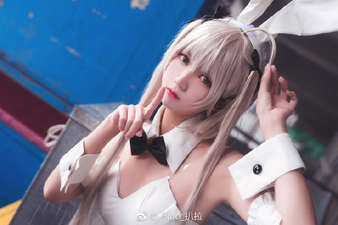 coser@Eiuo_扒拉在《缘之空》 中化身“兔女郎版”春日野穹(最近很火的扒拉是什么意思)插图