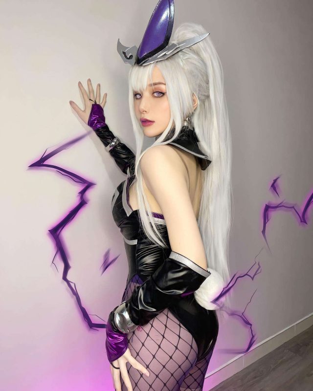 越南女coser@Mao化身《英雄联盟》中的“虚空之女”卡莎(越南女孩化妆)插图7