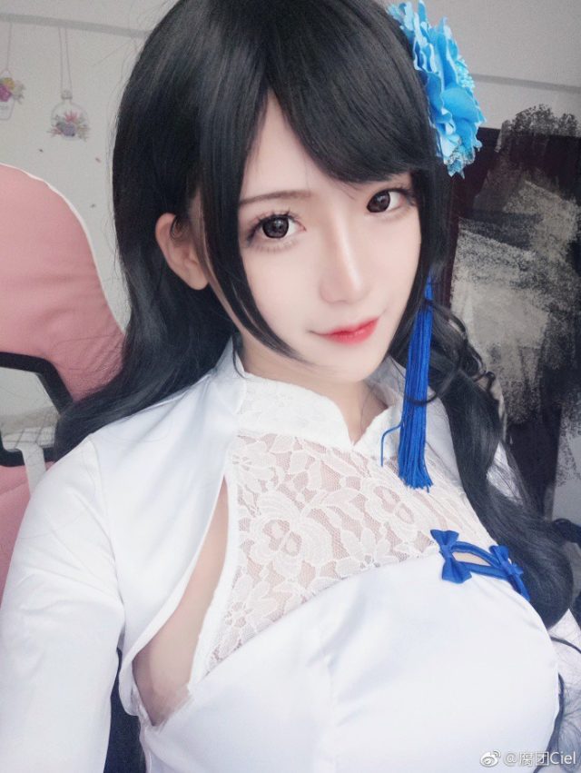 coser@腐团Ciel在《少女前线》化身美丽迷人“旗袍版”95式插图1