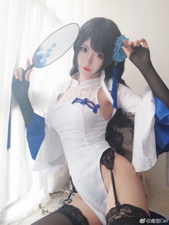 coser@腐团Ciel在《少女前线》化身美丽迷人“旗袍版”95式插图3