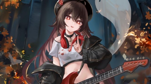 coser@花甲conch在《原神》中化身一个顽皮“胡桃”(花甲conch的微博)插图