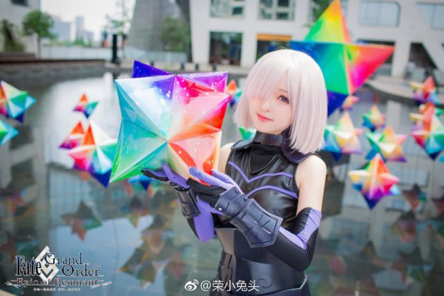 coser@荣小兔头在《命运-冠位指定》化身“盾之少女”玛修(荣小兔头莫娜)插图