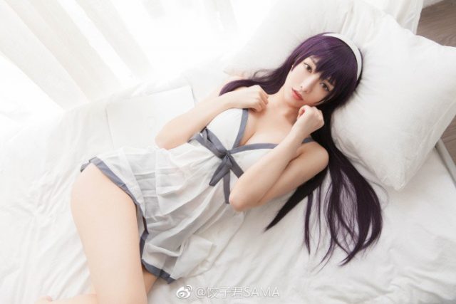 coser@饺子君SAMA在《路人女主的养成方法》中化身霞丘诗羽(饺子君原名)插图