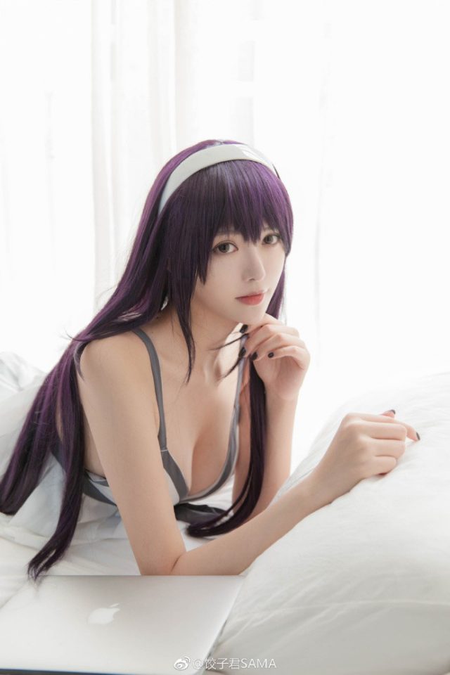 coser@饺子君SAMA在《路人女主的养成方法》中化身霞丘诗羽(饺子君原名)插图4