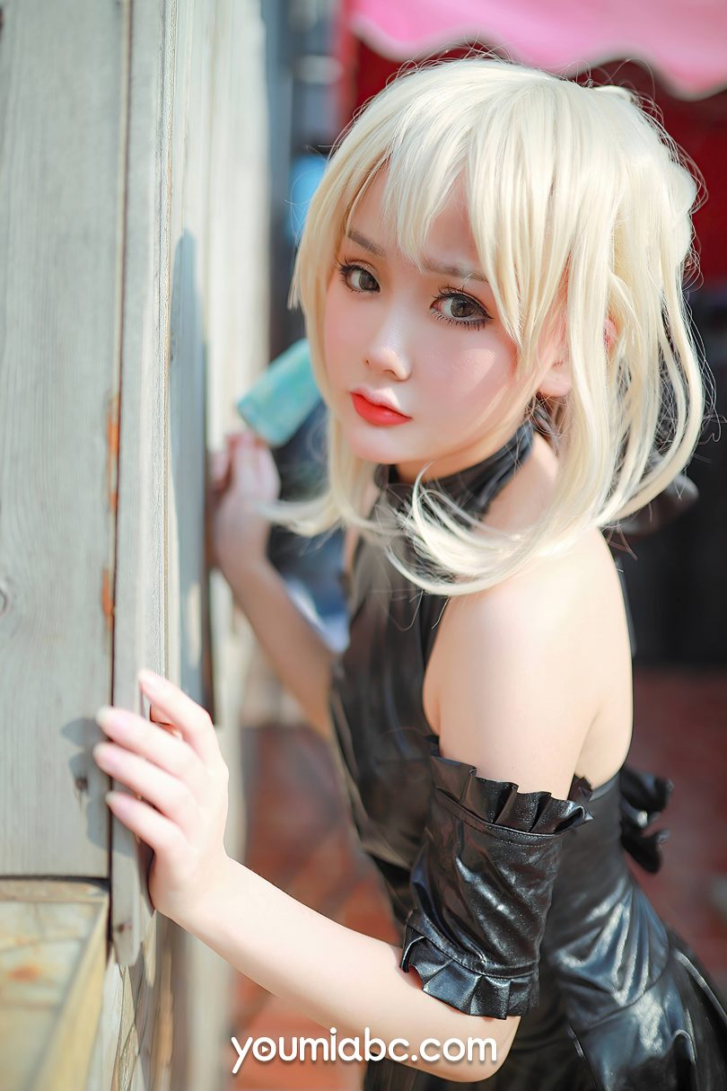 您的蛋蛋cos黑呆 | 您的蛋蛋_Fate/Grand Order·湿身黑呆cos作品 [40P-845MB]