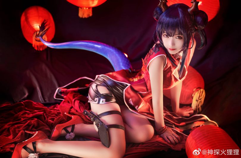 神探火狸狸cos陈 | 神探火狸狸_明日方舟·陈 岁红霞cos作品 [18P-194MB](神探火狸狸 食蜂)插图