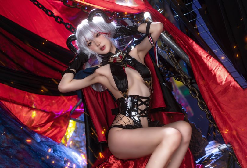 阿包也是兔娘cos埃吉尔 | 阿包也是兔娘_碧蓝航线·埃吉尔cos作品 [26P-787MB]