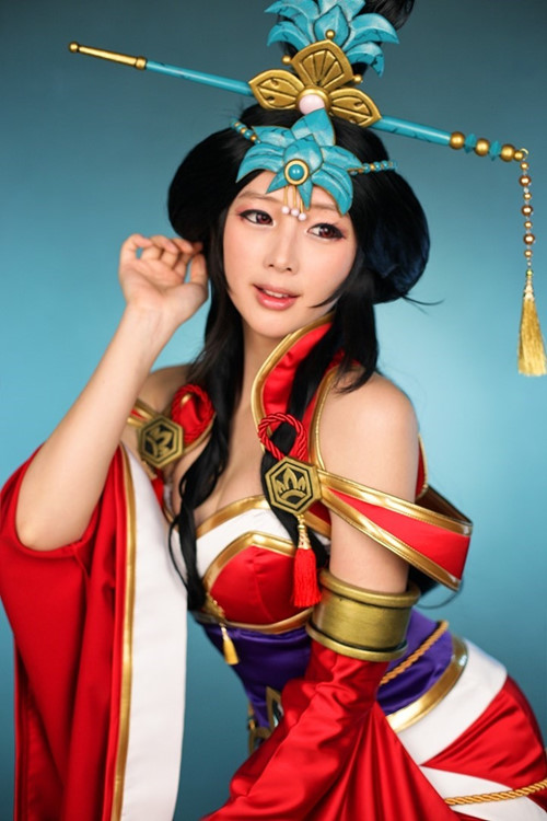 韩国COS团队“螺旋猫”的Doremi在《文明与征服》化身古典美人王昭君(韩国cosrx)插图5