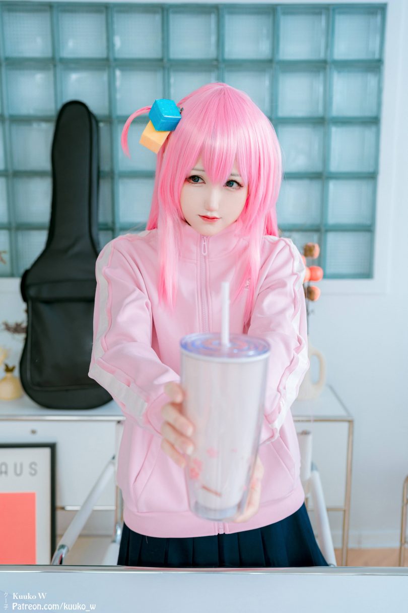 Kuuko W cos后藤独 | Kuuko W_孤独摇滚·后藤独cos作品 [38P-454MB](后藤采访鬼)插图