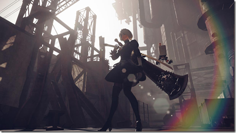 NieR:Automata COSPLAY：当《尼尔：机械纪元》的2B女孩拥抱“尤尔哈9S”时插图