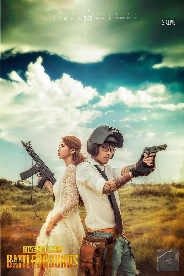 《绝地求生》中的PUBG风格cosplay婚纱照，令人印象深刻(绝地求生中国拿过世界冠军吗)插图5
