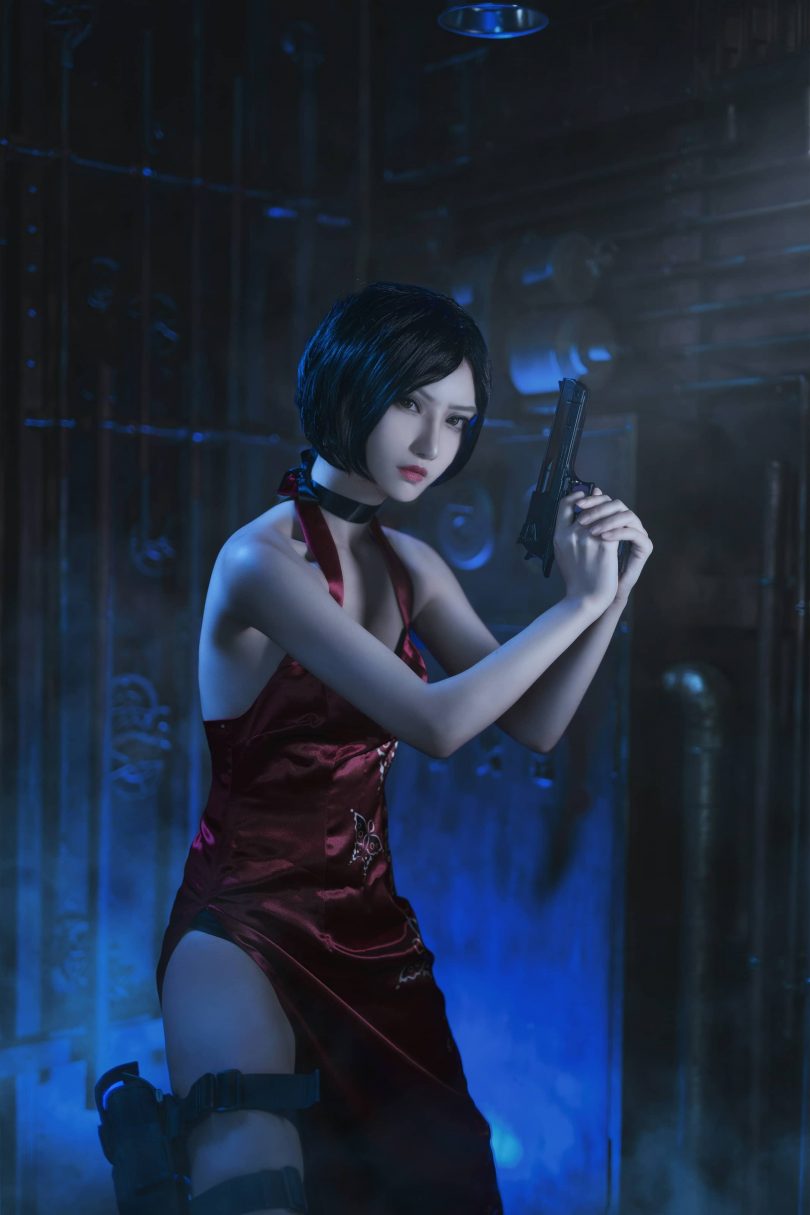 Shika小鹿鹿cos艾达王 | Shika小鹿鹿_生化危机·艾达王旗袍cos [14P-140MB]