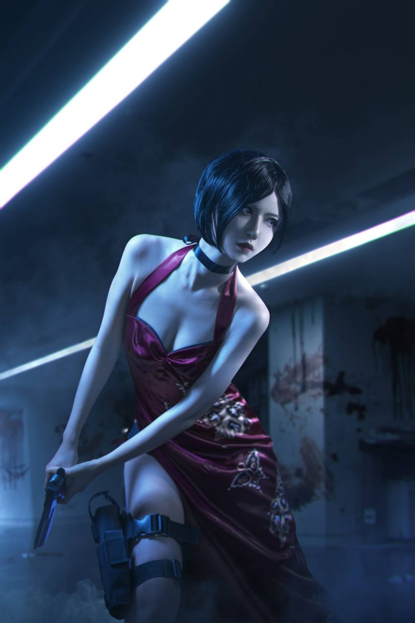 Shika小鹿鹿cos艾达王 | Shika小鹿鹿_生化危机·艾达王旗袍cos [14P-140MB]