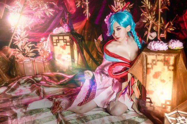 coser@Athena在游戏《传说对决》化身“龙影忍者”爱里Airi插图2