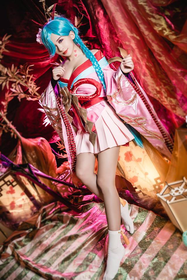 coser@Athena在游戏《传说对决》化身“龙影忍者”爱里Airi插图4