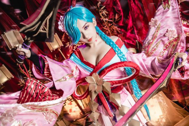 coser@Athena在游戏《传说对决》化身“龙影忍者”爱里Airi插图3
