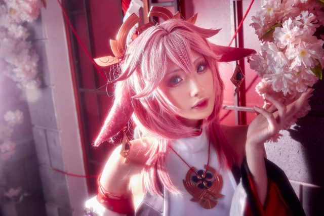 新加坡女coser@Kiyo在《原神Impact》的性感迪希雅cosplay照片(新加坡女性地位高吗)插图3