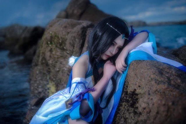 coser@_Azusaa_在《阴阳师》化身美丽的“占卜师”八百比丘尼插图4