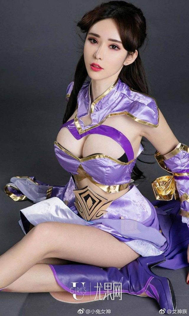 coser@萌琪琪Irene在《王者荣耀》中化身“月光之女”露娜(萌琪是什么意思)插图5