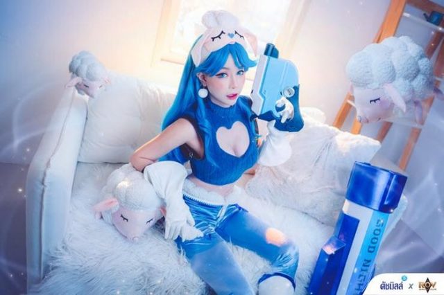 泰国女coser@pang3pong在《传说对决》中化身“甜梦时光”希露卡插图1