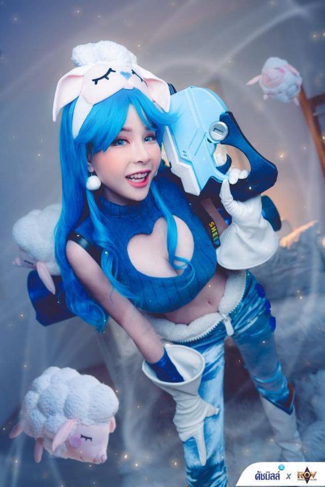 泰国女coser@pang3pong在《传说对决》中化身“甜梦时光”希露卡插图5